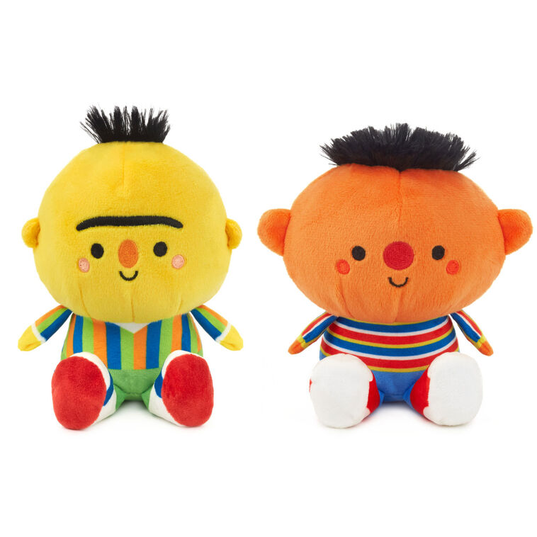 Hallmark Better Together Sesame Street Bert And Ernie Magnetic Plush Pair 5.25" H