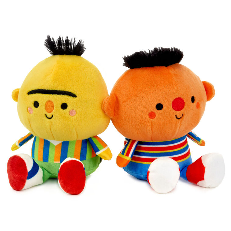 hallmark Better Together Sesame Street Bert and Ernie Magnetic Plush Pair 5.25" H