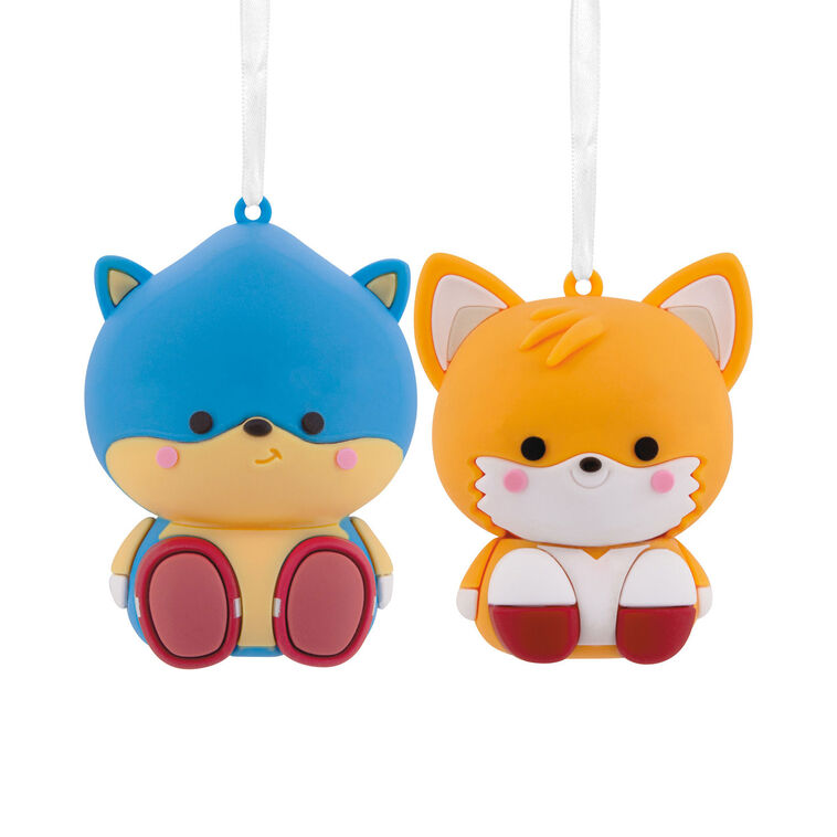 hallmark Better Together Sonic the Hedgehog™ and Tails Magnetic Hallmark Ornaments Set of 2