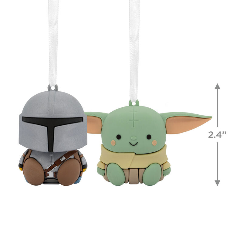 Hallmark Better Together Star Wars: The Mandalorian™ And Grogu™ Magnetic Hallmark Ornaments Set Of 2