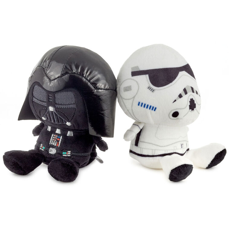 hallmark Better Together Star Wars™ Darth Vader™ and Stormtrooper™ Magnetic Plush 5"