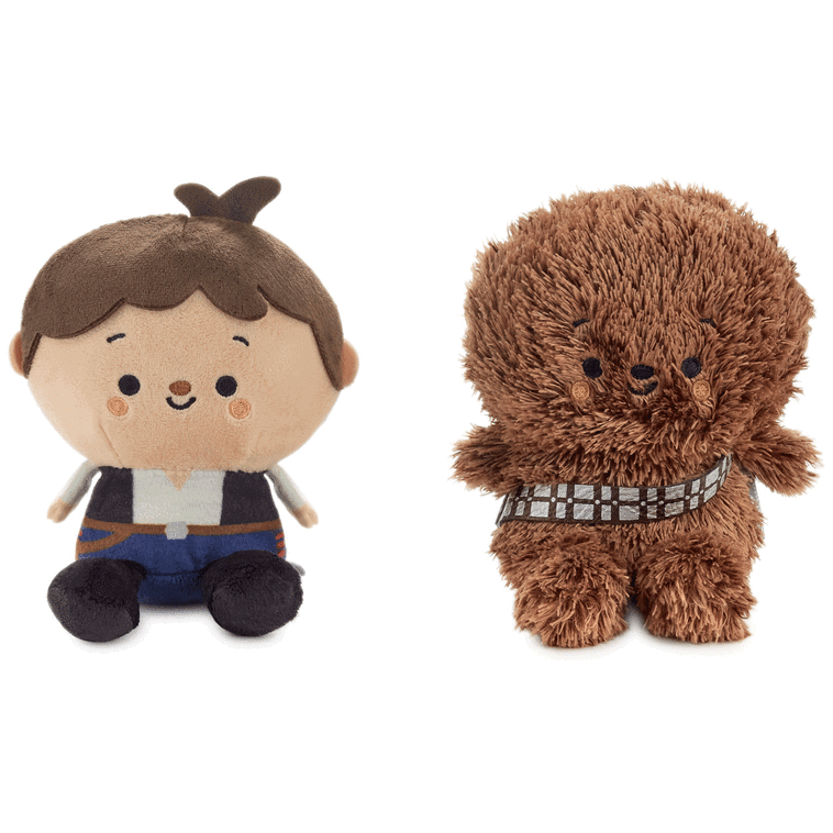 Hallmark Better Together Star Wars™ Han Solo™ And Chewbacca™ Magnetic Plush Pair 5.5"