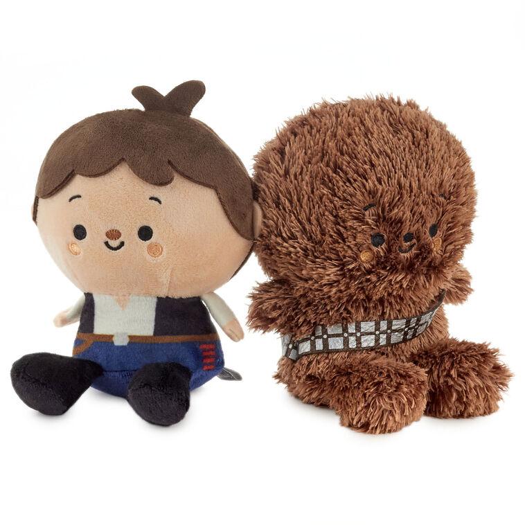 hallmark Better Together Star Wars™ Han Solo™ and Chewbacca™ Magnetic Plush Pair 5.5"
