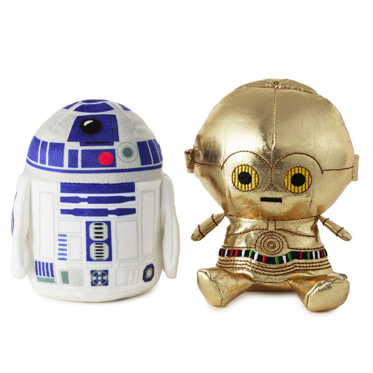 Hallmark Better Together Star Wars™ R2-D2™ And C-3PO™ Magnetic Plush Pair With Sound 6.25" H