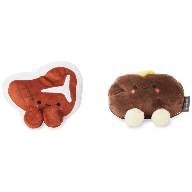 Hallmark Better Together Steak And Potato Magnetic Plush 4.25"