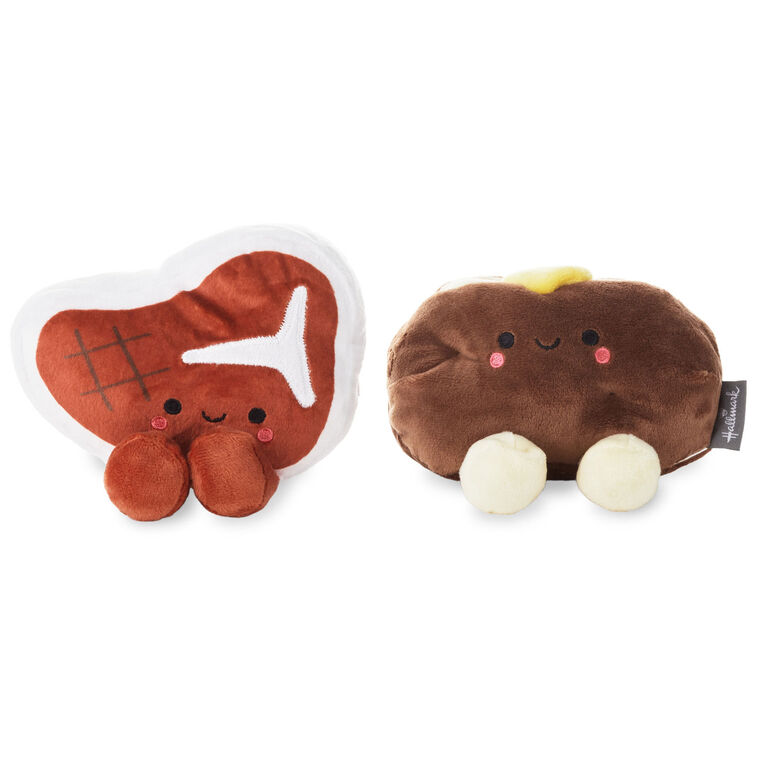 Hallmark Better Together Steak And Potato Magnetic Plush 4.25"