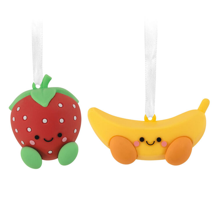 hallmark Better Together Strawberry and Banana Magnetic Hallmark Ornaments Set of 2