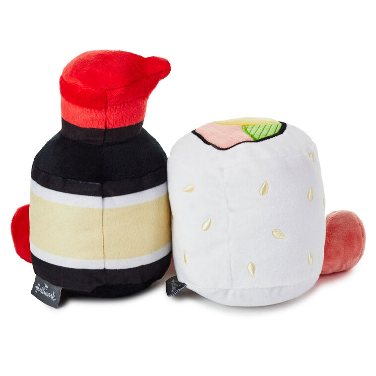 Hallmark Better Together Sushi And Soy Sauce Magnetic Plush 5.25"