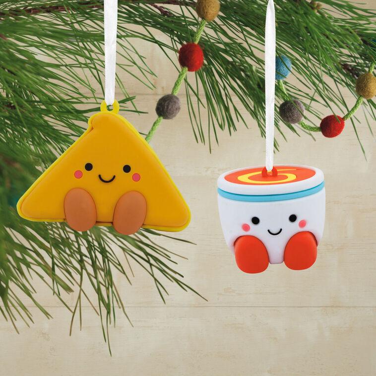 Hallmark Better Together Tomato Soup And Grilled Cheese Magnetic Hallmark Ornaments Set Of 2