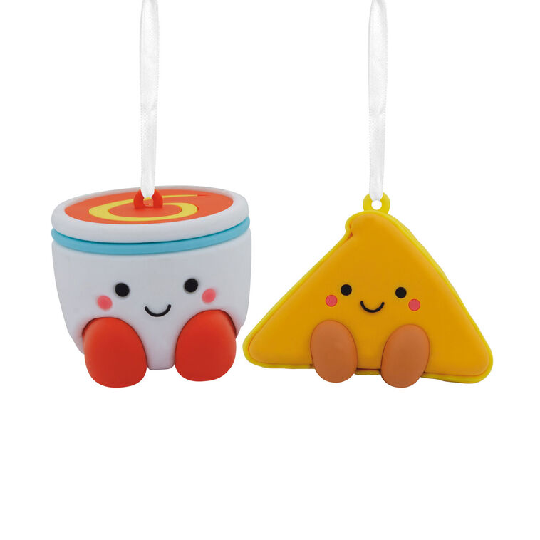 hallmark Better Together Tomato Soup and Grilled Cheese Magnetic Hallmark Ornaments Set of 2