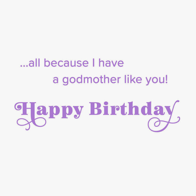 Hallmark Beyond Blessed Birthday Card For Godmother