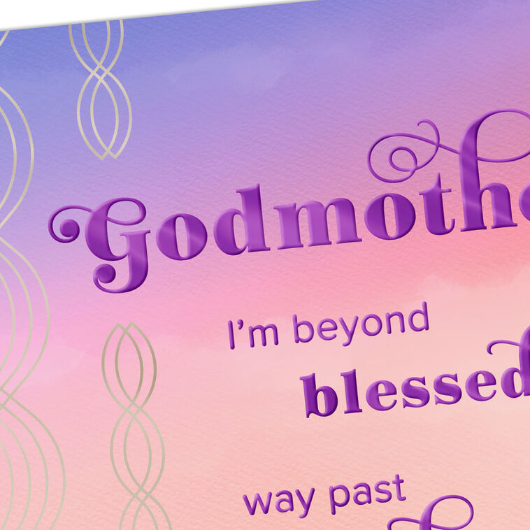 Hallmark Beyond Blessed Birthday Card For Godmother