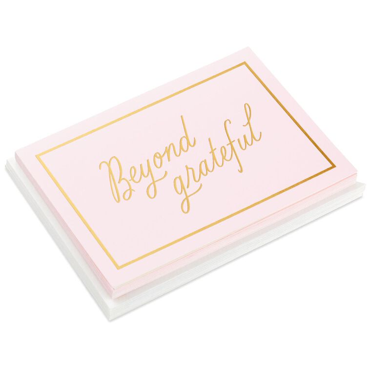 hallmark Beyond Grateful Blank Note Cards Pack of 10