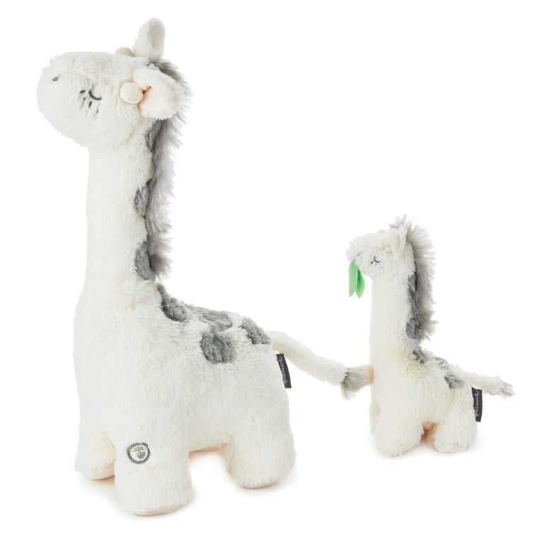 hallmark Big and Little Giraffe Singing Stuffed Animals With Motion 13"