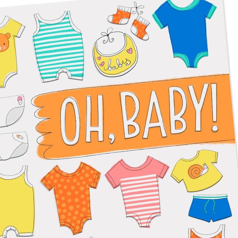Hallmark Big Congrats On Your New Little One New Baby Card
