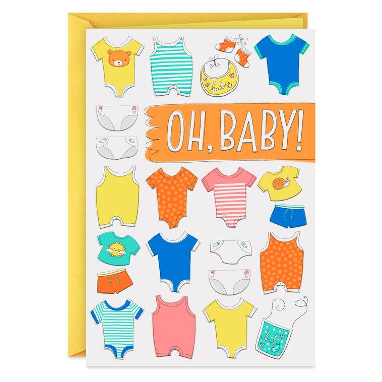 hallmark Big Congrats on Your New Little One New Baby Card