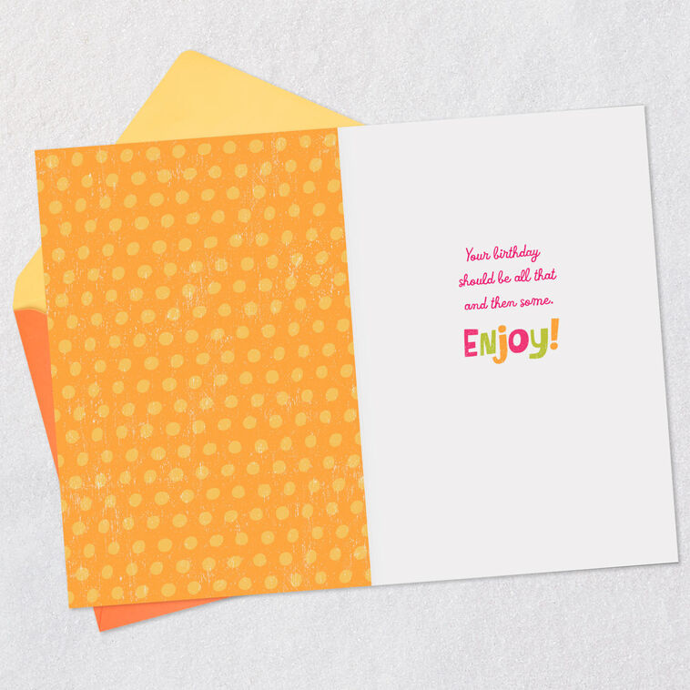 Hallmark Big Helping Of Deep-Down Joy Birthday Card