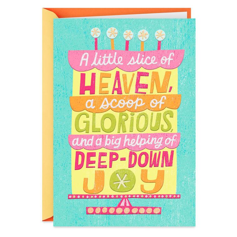 hallmark Big Helping of Deep-Down Joy Birthday Card