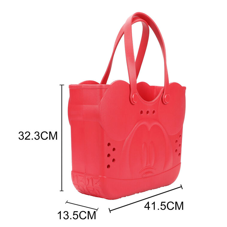Hallmark Bioworld Disney Mickey Mouse Red Molded Large Tote Bag