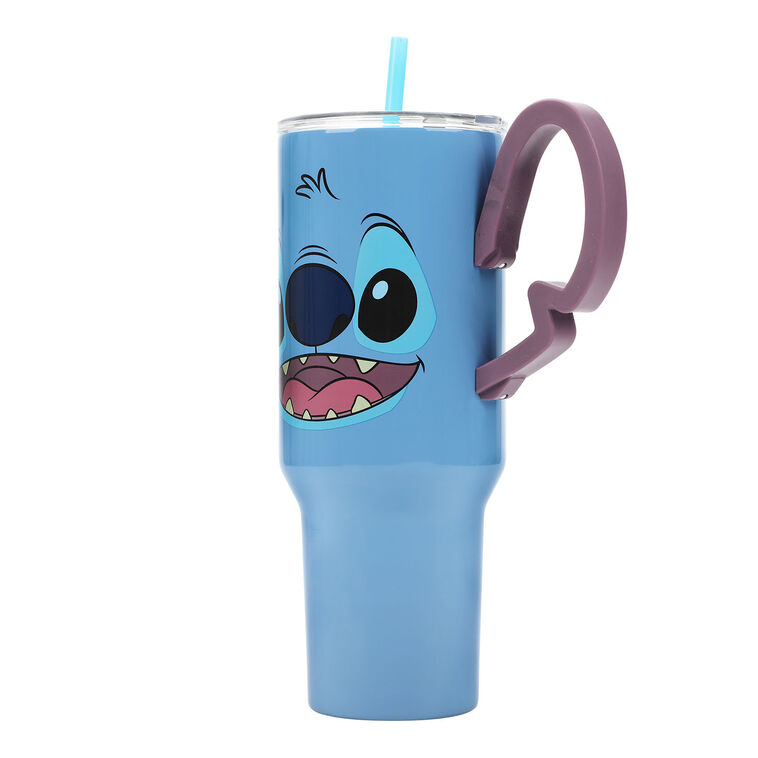 Hallmark Bioworld Disney Stitch Insulated Tumbler With Handle 40 Oz