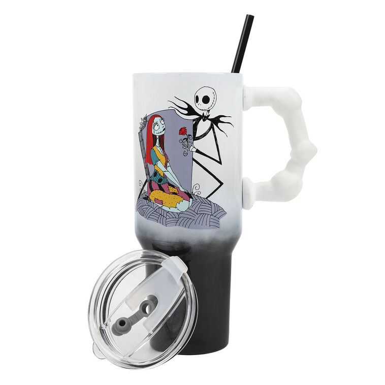 Hallmark BioWorld Nightmare Before Christmas Jack And Sally Travel Cup 40 Oz