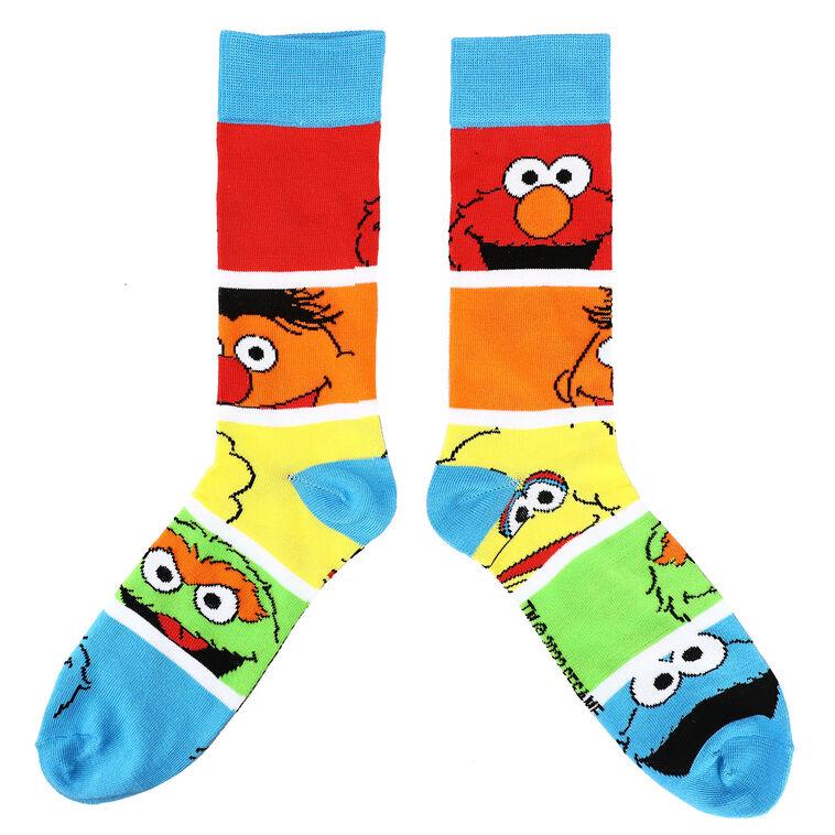 Hallmark BioWorld Sesame Street Unisex Crew Socks 5 Pair