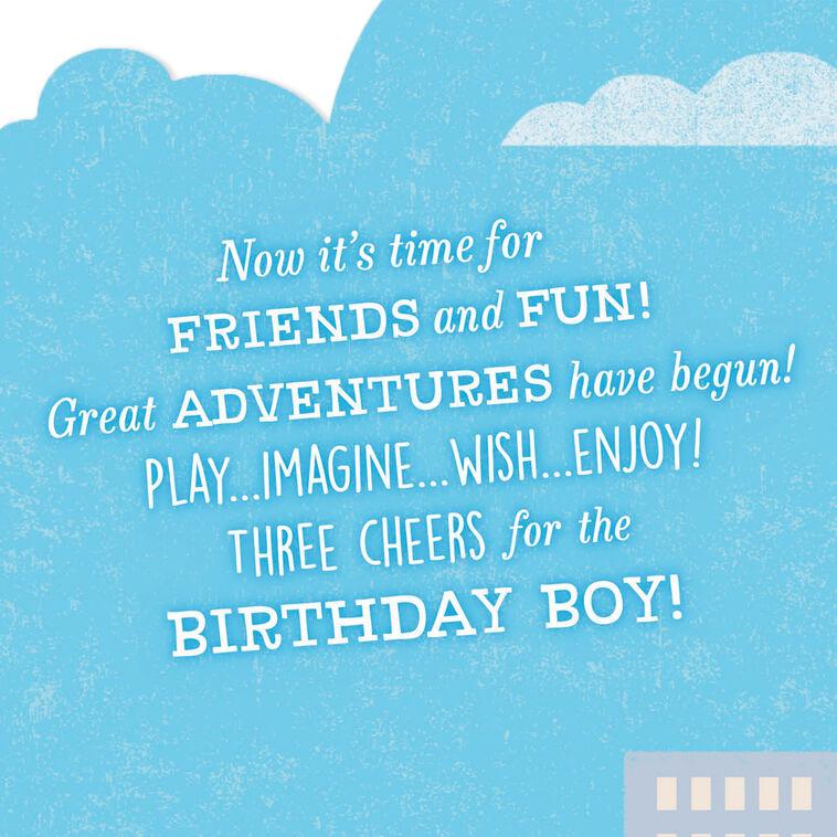 Hallmark Birthday Boy Bear On A Bike 3rd Birthday Card