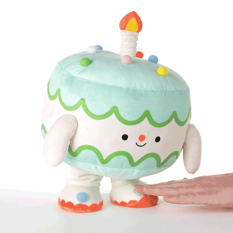 Hallmark Birthday Cake With Candle Plush With Sound And Motion 12"