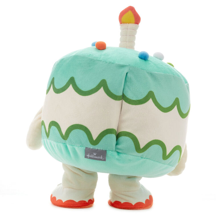 Hallmark Birthday Cake With Candle Plush With Sound And Motion 12"