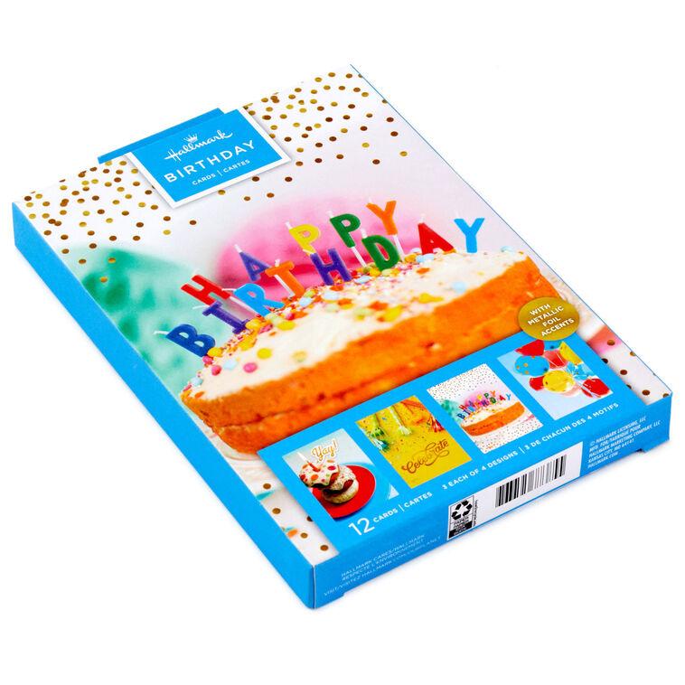 Hallmark Birthday Icons Boxed Birthday Cards Assortment Pack Of 12