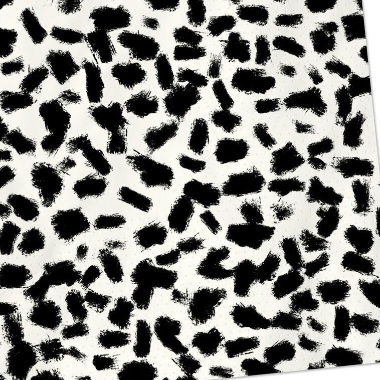 Hallmark Black And White Animal Print Cocktail Napkins Set Of 16