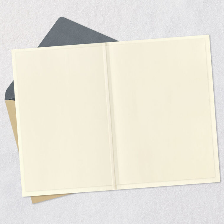 Hallmark Black-and-White Botanical Drawing Blank Card