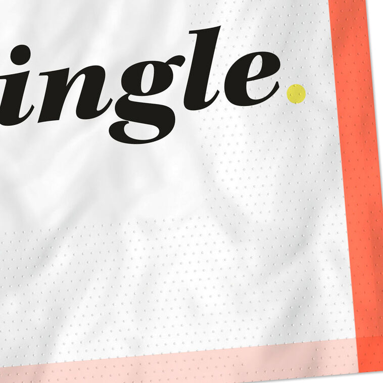 Hallmark Black And White "Mingle" Cocktail Napkins Set Of 16