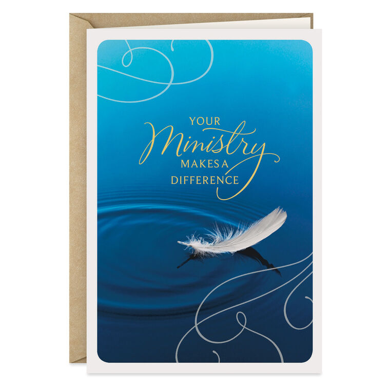 hallmark Bless Your Ministry Religious Clergy Appreciation Card