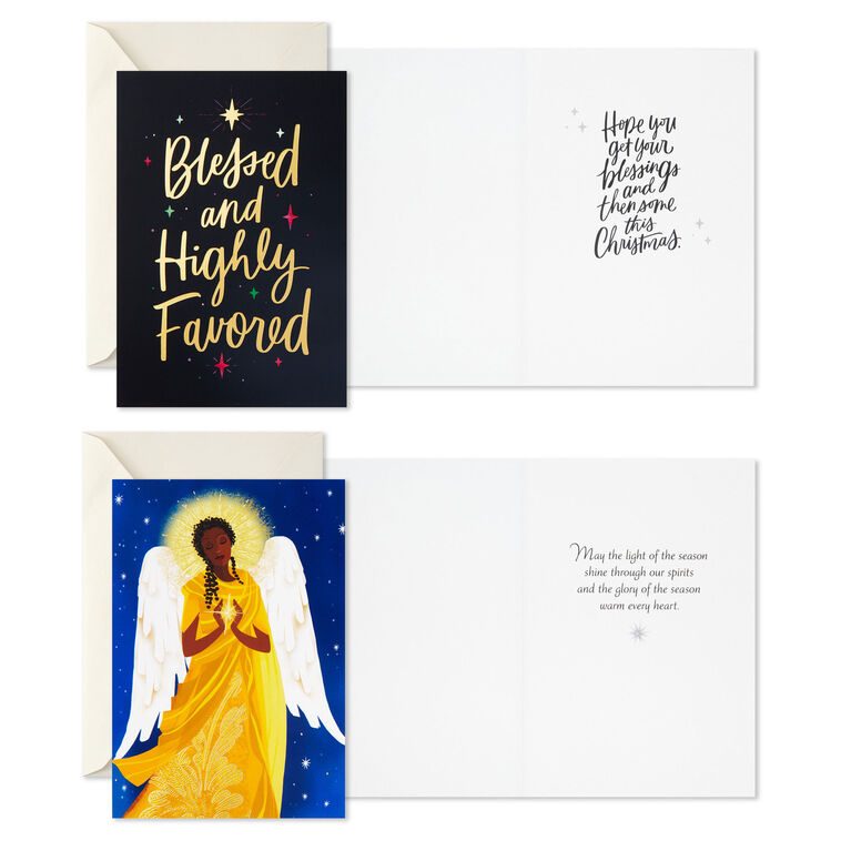 Hallmark Blessed And Joyous Assortment Boxed Christmas Cards Pack Of 12
