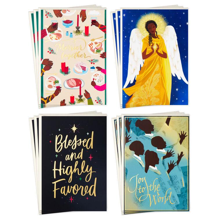 hallmark Blessed and Joyous Assortment Boxed Christmas Cards Pack of 12