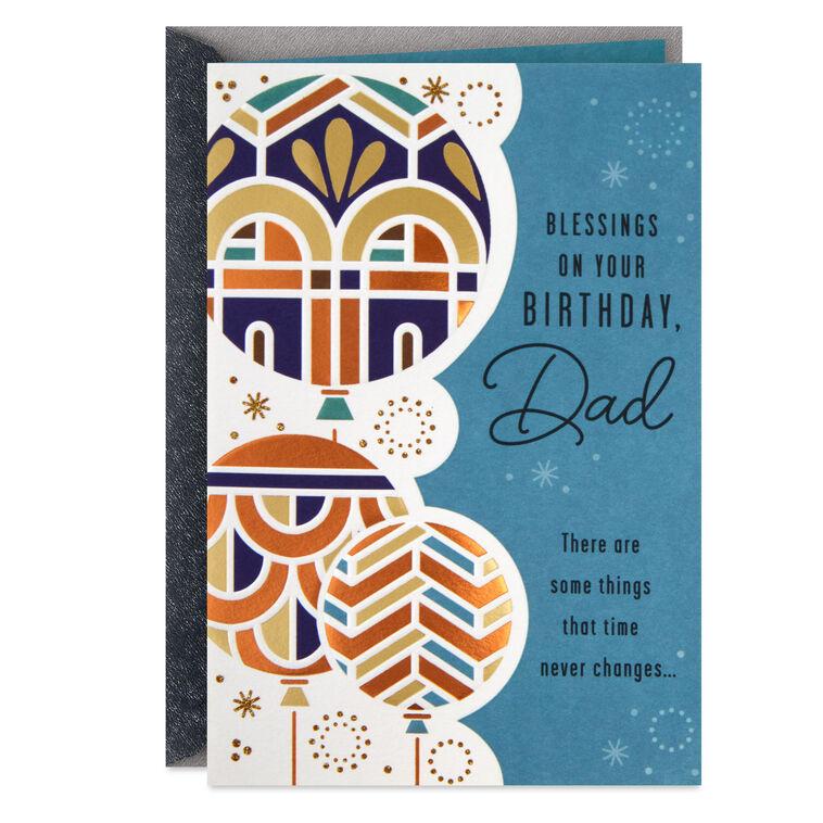 hallmark Blessed to Call You Dad Religious Birthday Card