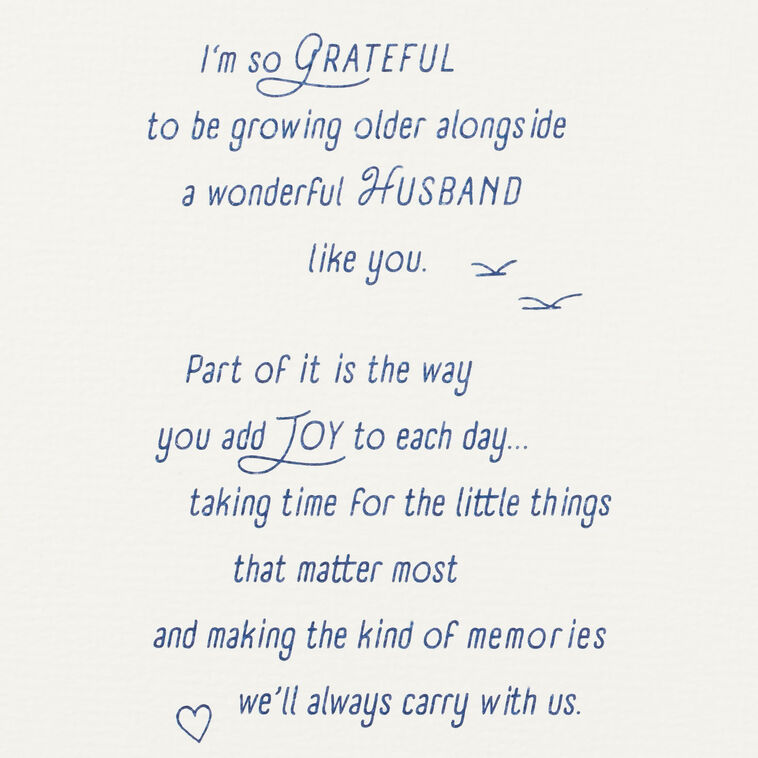 Hallmark Blessed To Share Life With You Birthday Card For Husband