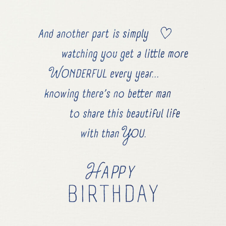 Hallmark Blessed To Share Life With You Birthday Card For Husband