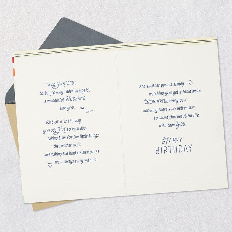 Hallmark Blessed To Share Life With You Birthday Card For Husband