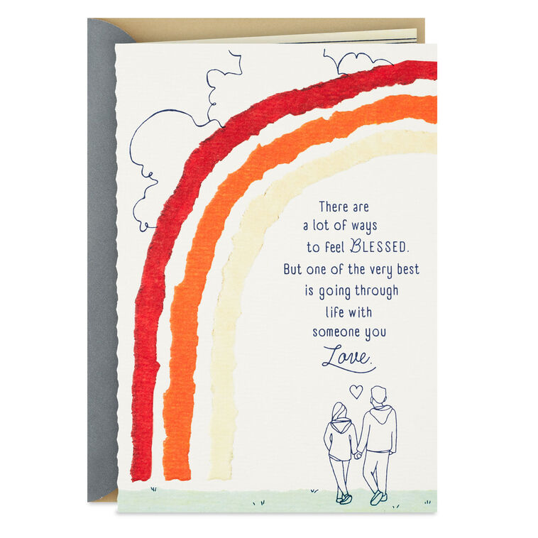 hallmark Blessed to Share Life With You Birthday Card for Husband