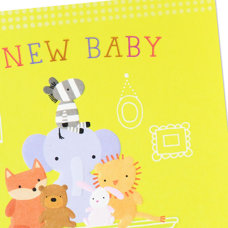 Hallmark Blessed With Love And Tiny Things New Baby Card