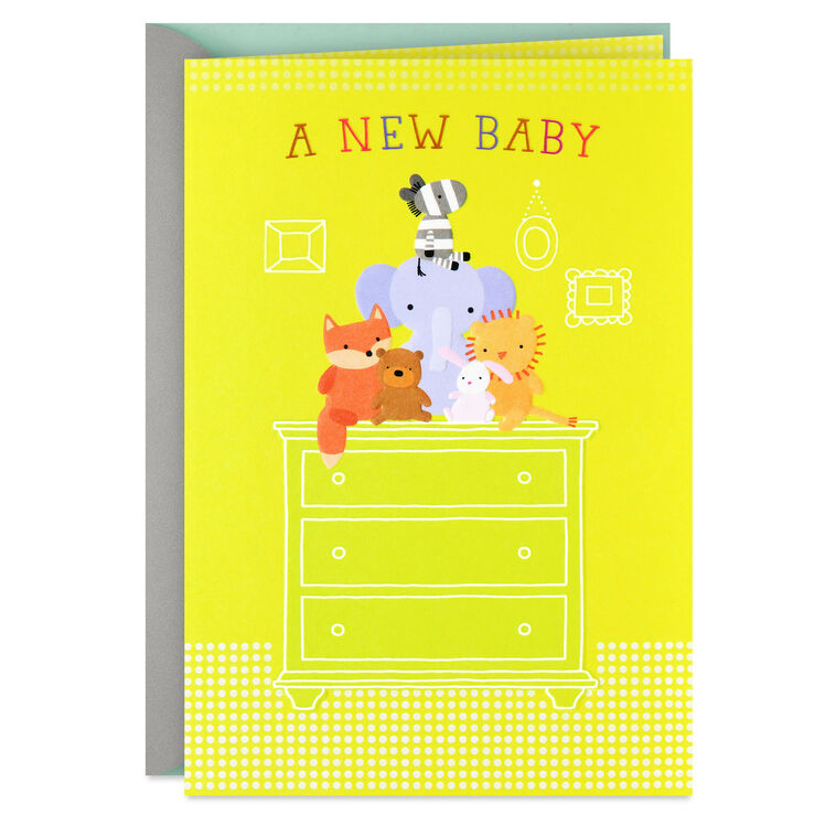 hallmark Blessed With Love and Tiny Things New Baby Card
