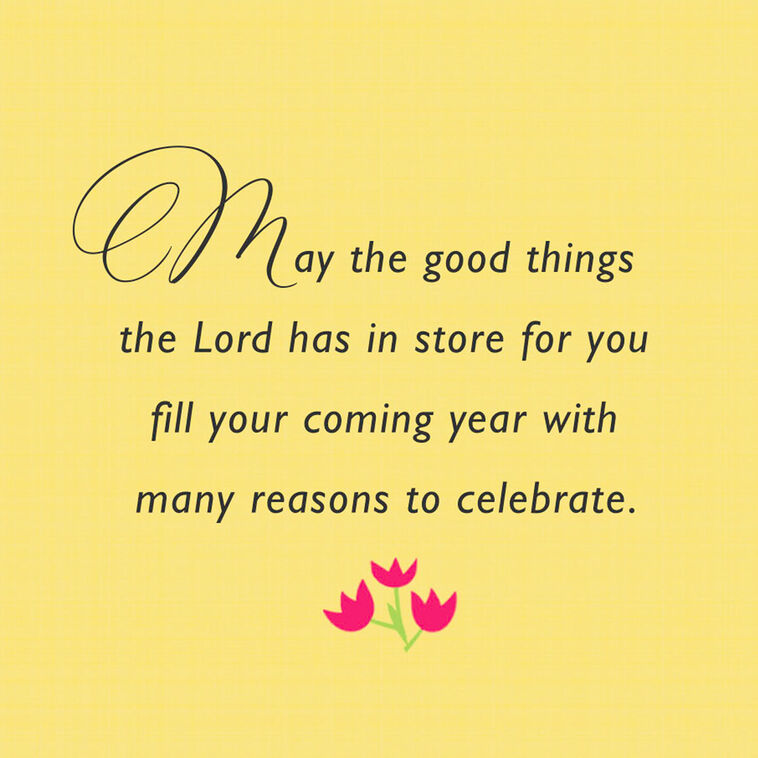 Hallmark Blessings And Good Things Religious Birthday Card