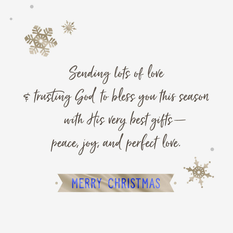 Hallmark Blessings And Love Religious Christmas Card For Son And Daughter-in-Law