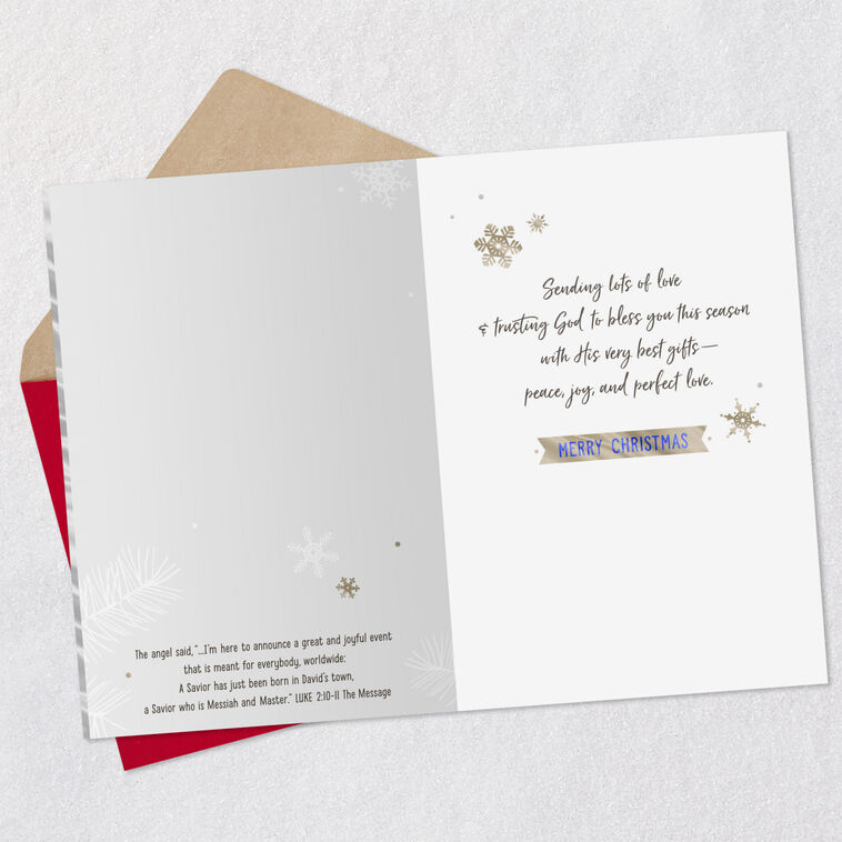 Hallmark Blessings And Love Religious Christmas Card For Son And Daughter-in-Law