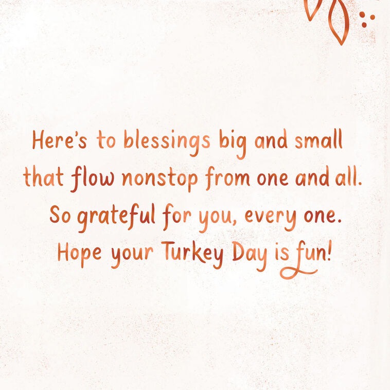 Hallmark Blessings Big And Small Thanksgiving Card For Daughter And Family