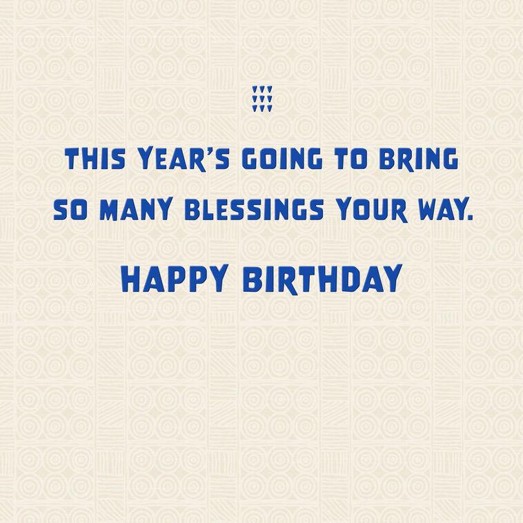 Hallmark Blessings For A Fine Young Man Birthday Card For Grandson