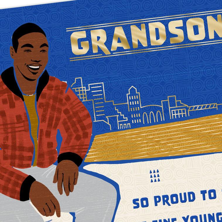 Hallmark Blessings For A Fine Young Man Birthday Card For Grandson