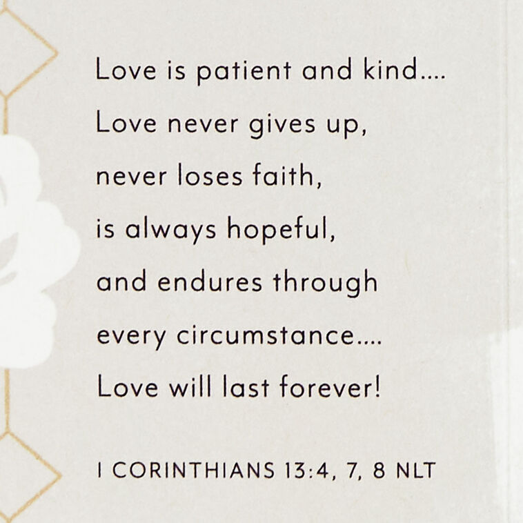 Hallmark Blessings Joy And Love Religious Wedding Card